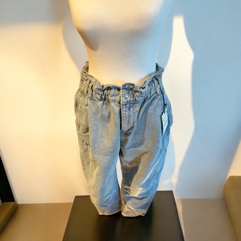 High-Waisted Paperbag Baggy Jeans high waisted oversized GORGEOUS soft cotton